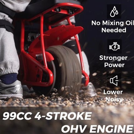 Today's Deal - Top Speed 28 mph - 99cc 4-Stroke