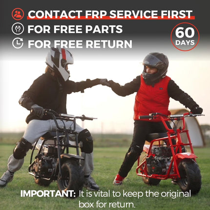 Today's Deal - Top Speed 28 mph - 99cc 4-Stroke