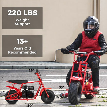 Today's Deal - Top Speed 28 mph - 99cc 4-Stroke